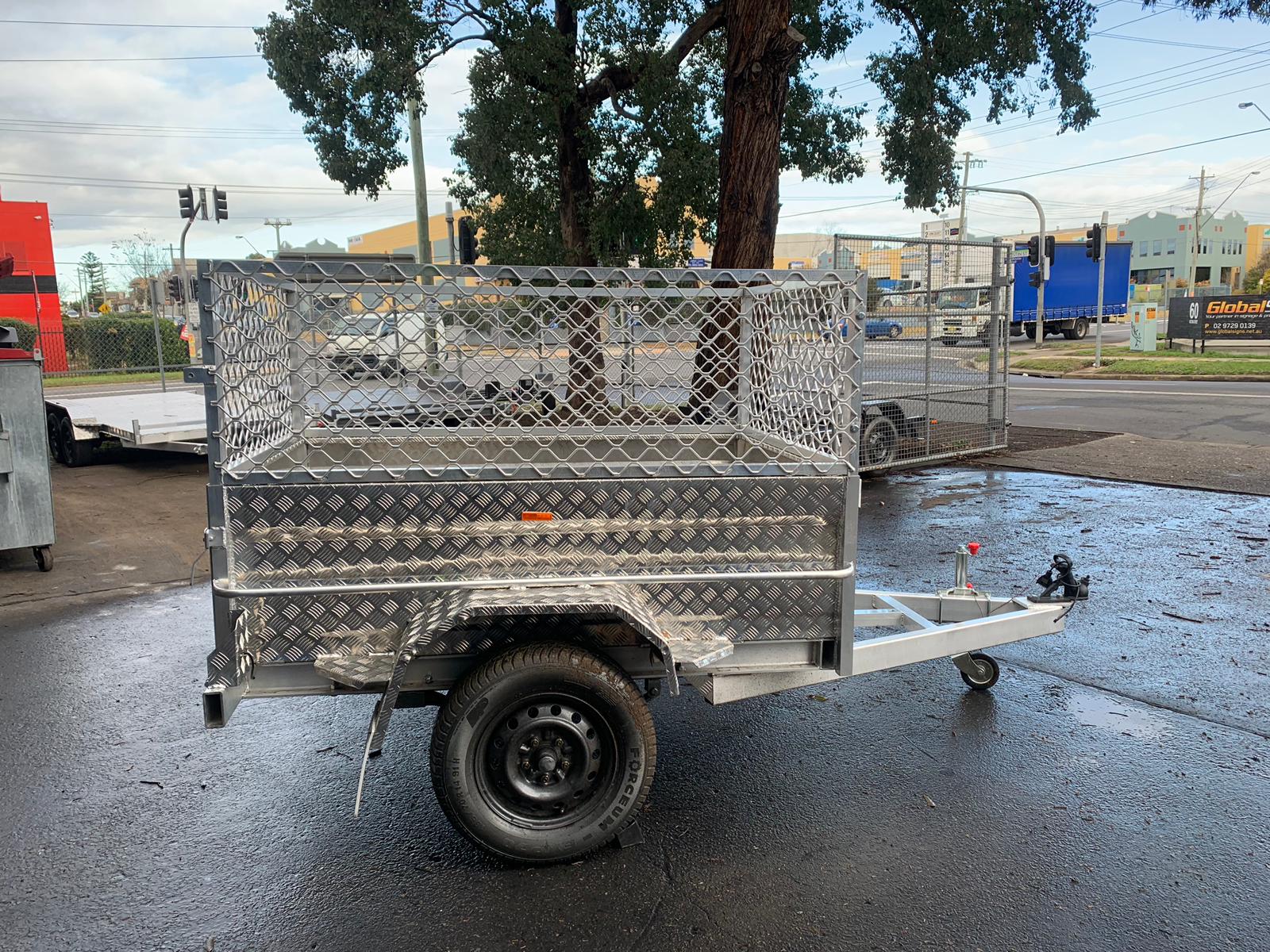 6×4 Heavy Duty Aluminum Box Trailer National Trailers & Campers